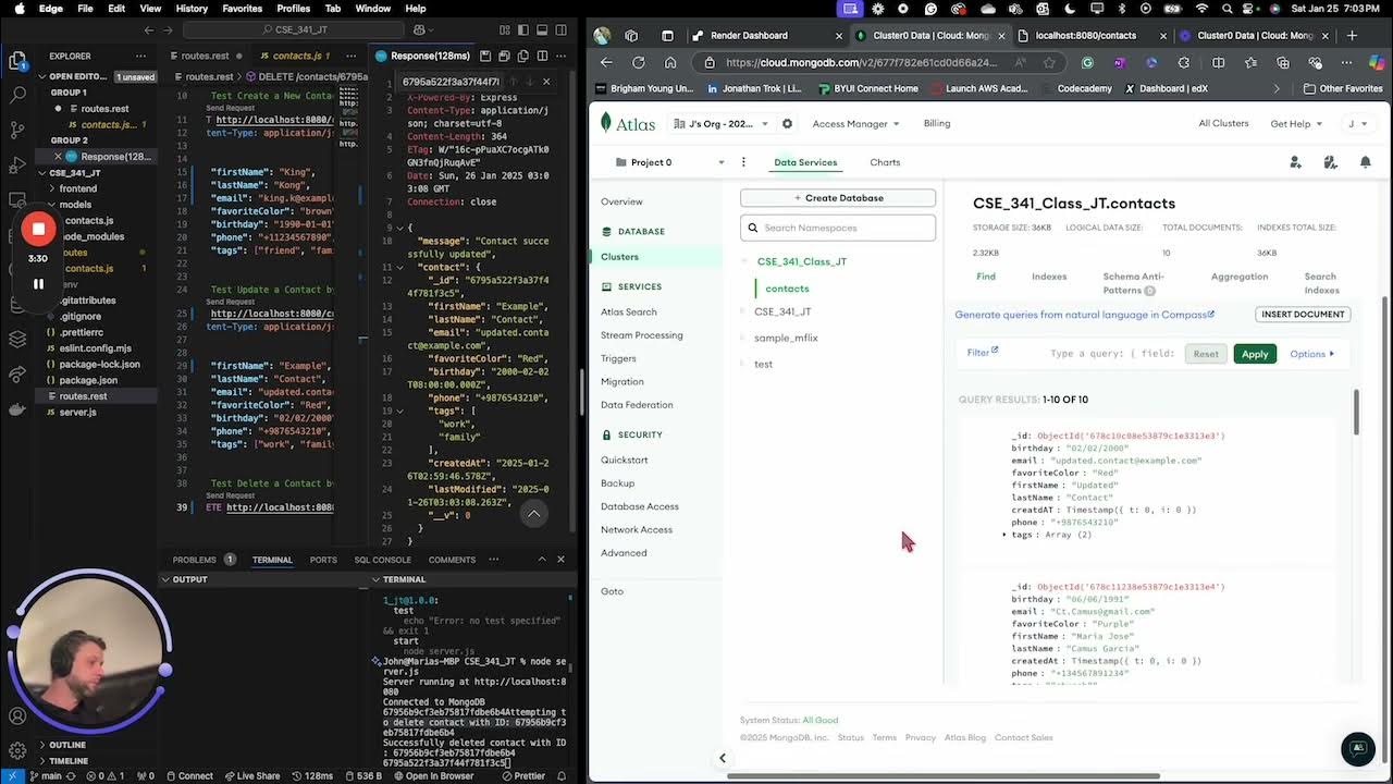 Building and Demonstrating a RESTful API with Node.js and MongoDB ...