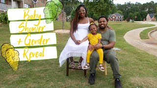 🚗💨EPIC DRIVE-BY BABY SHOWER + GENDER REVEAL \/\/ WIFE'S HEAD ALMOST GETS BLOWN OFF 🤯💚💛