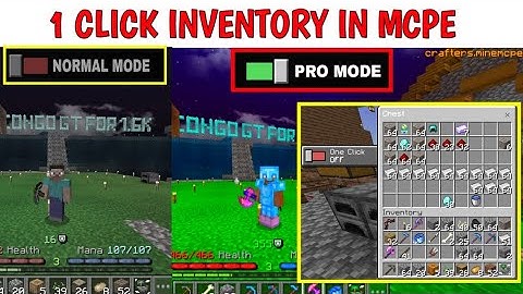 how to turn on 1 click inventory in minecraft | minecraft tips and trick | make money in craftersmc