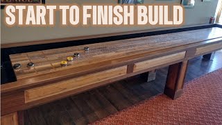 Building A Shuffleboard Table