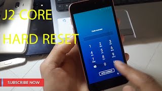 SAMSUNG J2 Core Hard reset طريقة عمل فورمات و تخطي النمط بدون حاسوب سامسونج جي 2 كور screenshot 2