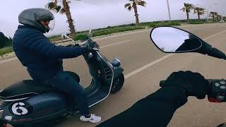 VESPA GTV 300 ve BMW CE 02 0-100 Hızlannam Pamukkale