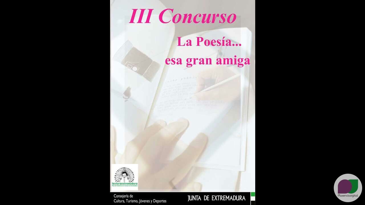 III Concurso «La poesía… esa gran amiga»