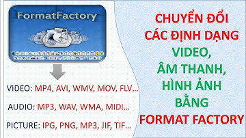 Cách chuyển Video, Âm thanh thành file Mp4, Mp3 bằng Format Factory