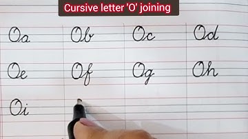 Cursive letter 