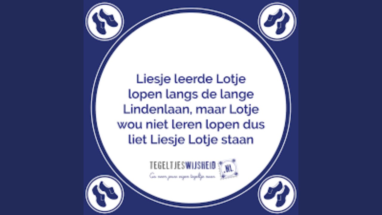 Liesje leerde lottje lopen 2.0 - YouTube