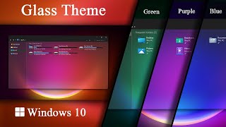 windows 10 glass theme 2021