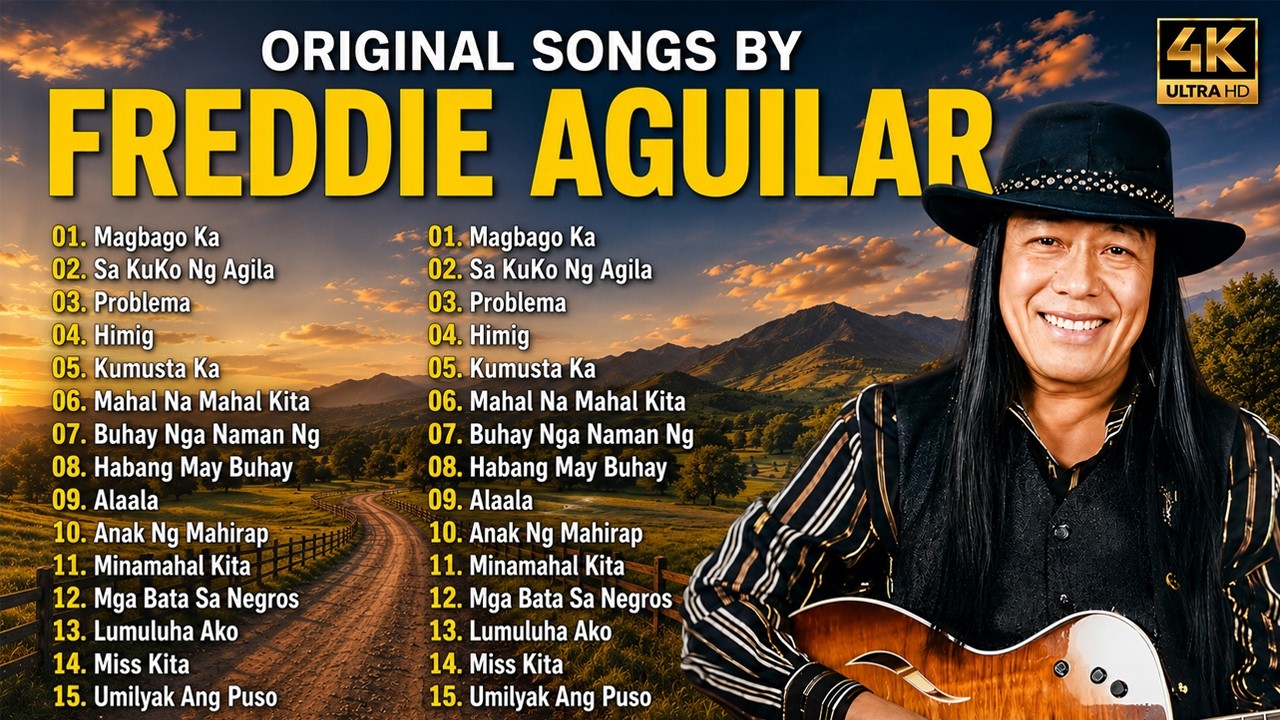 Freddie Aguilar Greatest Hits Nonstop | Tagalog Love Songs Of All Time | Magbago Ka, Alaala...