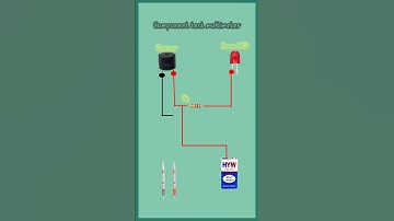 How to test component at home || multimeter component continuity test #viral #short
