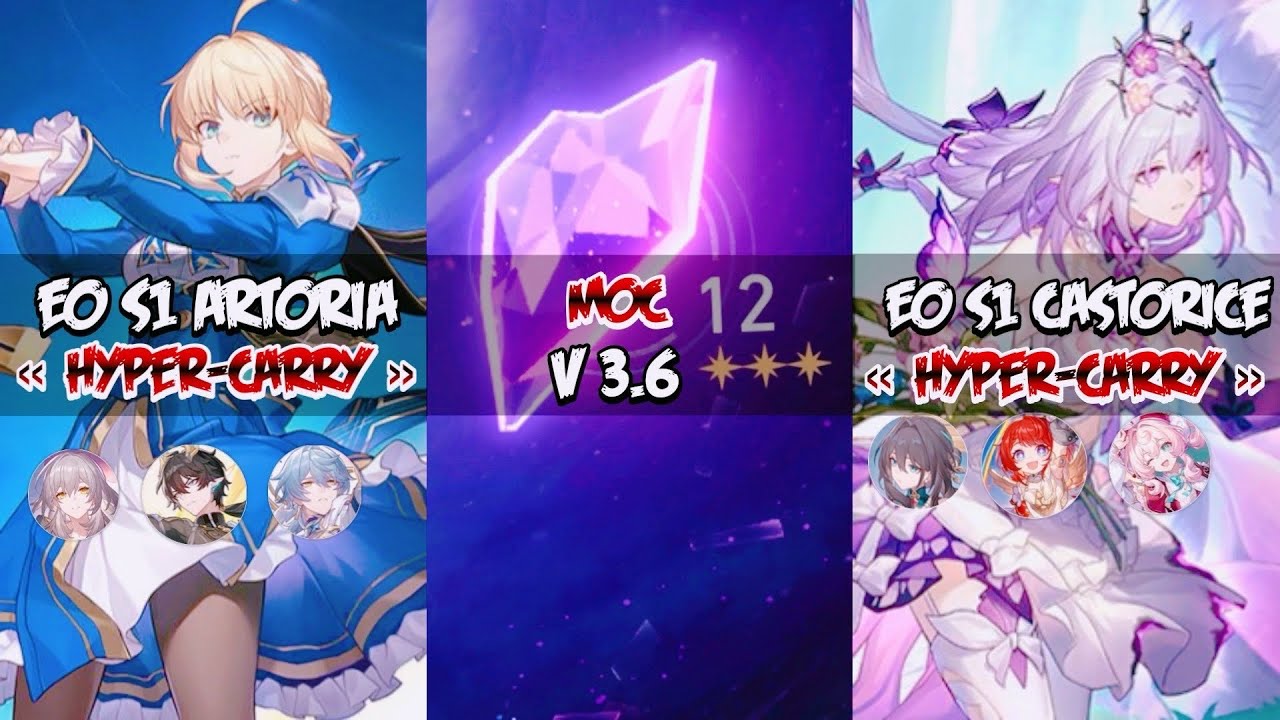 Memory Of Chaos (36-Stars) || E0S1 Saber x Castorice || Honkai Star Rail 3.6