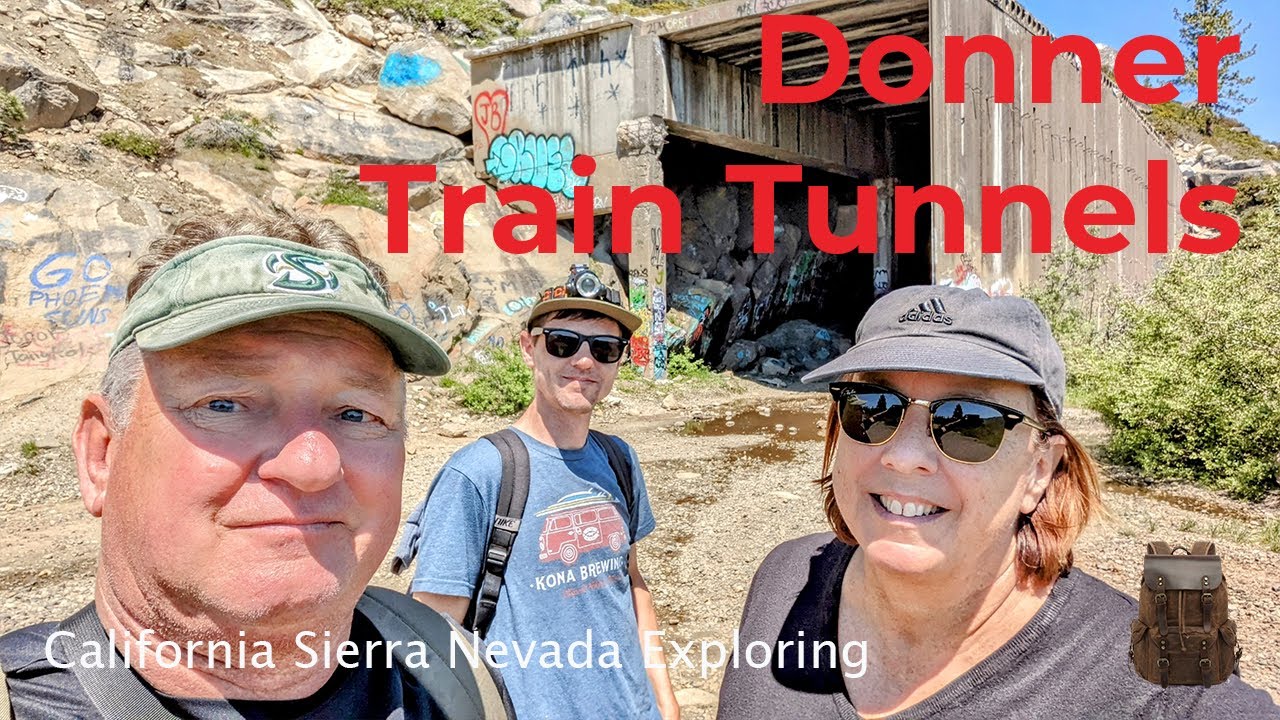 Soaring Over (& Into) the Donner Pass Train Tunnels in California's ...
