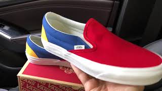 vans yacht club slip on