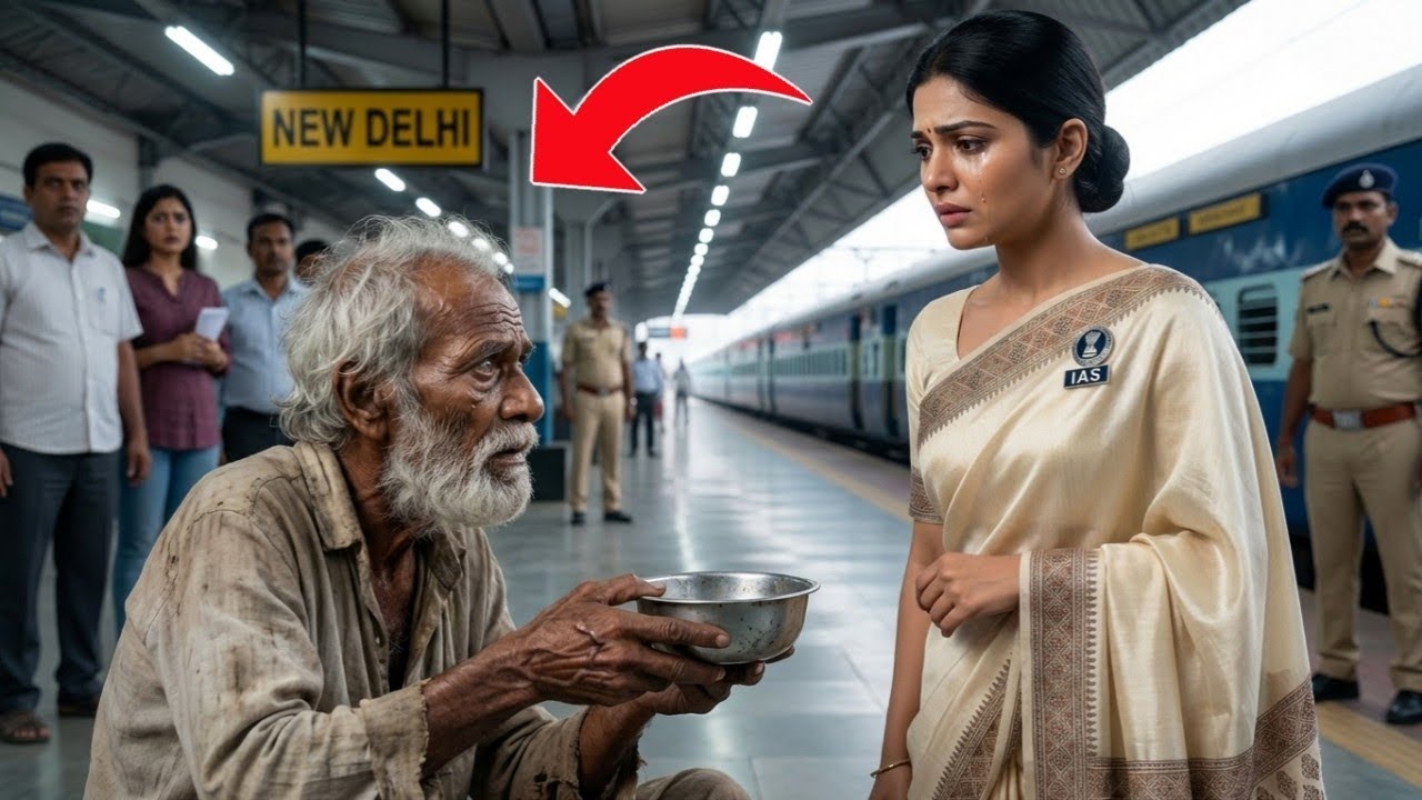 बेटी DM बनकर घर लौटी, पर स्टेशन पर भीख मांगता मिला बाप... फिर जो हुआ मंज़र देख इंसानियत रो पड़ी!