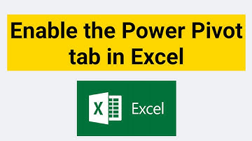 How to enable PowerPivot tab in excel | enable power pivot in excel 2016