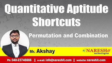 Permutation and Combination | Quantitative Aptitude Shortcuts Tutorial | Mr. Akshay