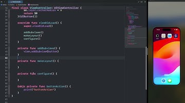 Swift Xcode 🔥 : Создаем кнопку с помощью замыканий! 🤯
