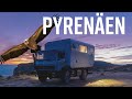 Expeditionsmobil Pyrenäen Durchquerung Mittelmeer Atlantik im Lkw Allrad Camper- Vanlife Overlanding