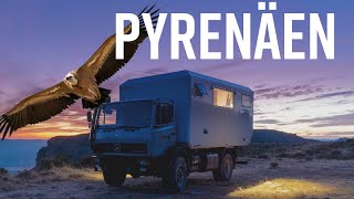 Expeditionsmobil Pyrenäen Durchquerung Mittelmeer Atlantik im Lkw Allrad Camper- Vanlife Overlanding