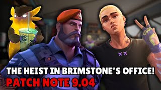Gekko Apologizes to Brimstone for Steals Record | Valorant Patch Note 9.04