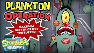 'Operation' Plankton | Every Time Plankton Had a Body Part Removed | SpongeBob