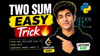 Two Sum Problem Explained in Python | LeetCode Easy 🔥