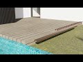 SlatSolution Timber Tube Composite Privacy Fence Wall Accents