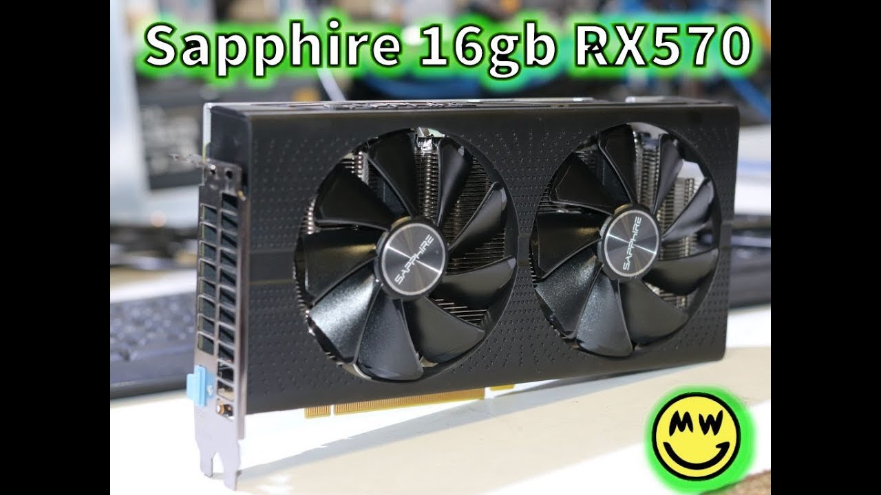 💻16gb Sapphire RX570 mining card | benchmark testing | performance | grin  coin mining !