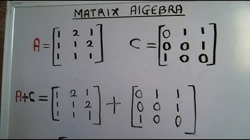 Introduction to MATRIX  addition  and subtraction : Math