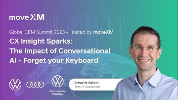 Gregorio Uglioni x moveXM: CX Insights - Der Einfluss künstlicher Intelligenz auf den Kundenservice