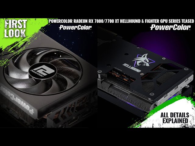 PowerColor Hellhound Radeon RX 7800 XT Video Card