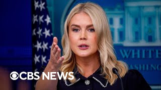 White House press secretary takes questions on homeless in D.C., federal takeover of city's police