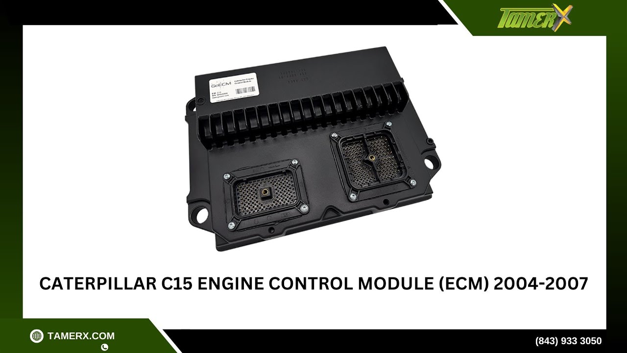 Caterpillar C15 Engine Control Module (ECM) 2004-2007 - YouTube