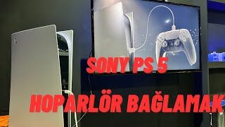 SONY playstation 5 konsola ses sistemi hoparlör bağlamak Resimi