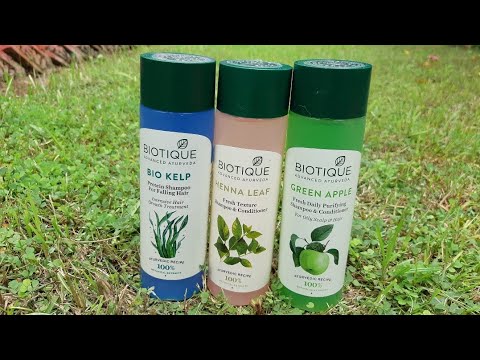 BIOTIQUE'S TOP 3 SHAMPOO FOR EVERYONE | affordable ayurvedic shampoo and conditioner review