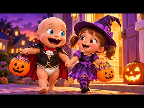 Baby Goes TRICK OR TREATING with CRUSH!
