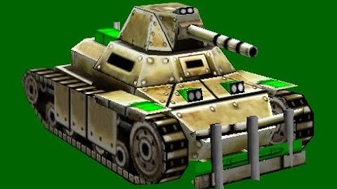 C&C Generals Zero Hour  1 Scorpion tank vs 7 Hard army