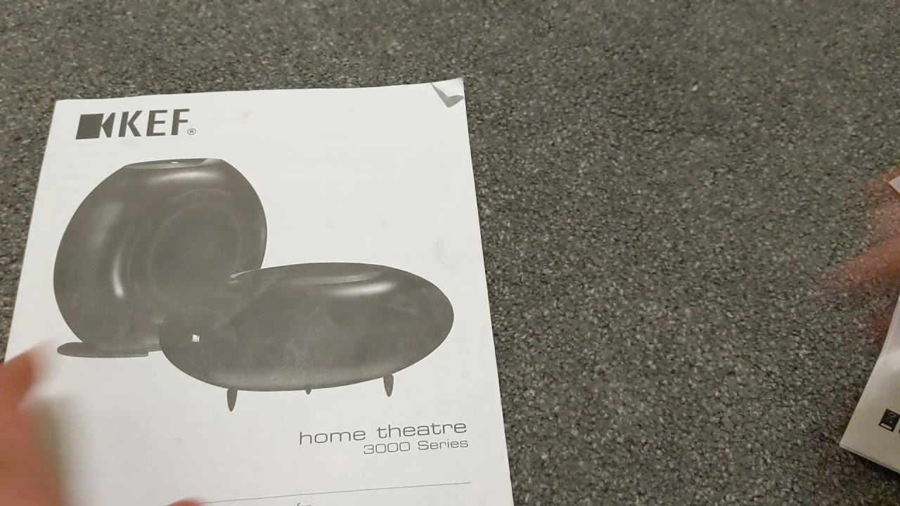 141)KEF subwoofer HTB2 サブウーファー 3000シリーズ KEF HTB2 Home Theater Powered Active Subwoofer - YouTube