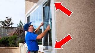 How to Remove Window Screens from the Outside  Window Cleaning Tip