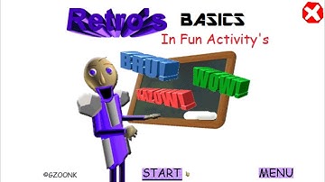 Retro Basics In Fun Activitys 1.4.3 Port Baldi Mod with Mod Menu