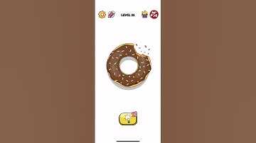 Bitten Donut ✏ Draw Puzzle: Tricky Brain Test | Level 35 |