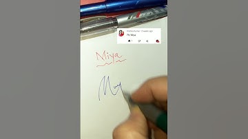 💐 Miya Signature Style ✍️#youtubeshorts #ytshorts #youtube