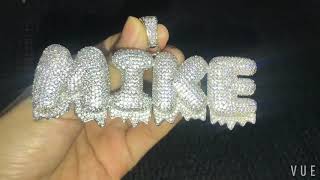 Limited Drops Drippy Custom Bubble Letter Chains