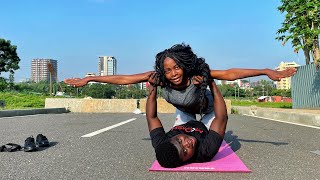 WorkOut With My Boyfriend In The Streets Of Accra/Ghana!