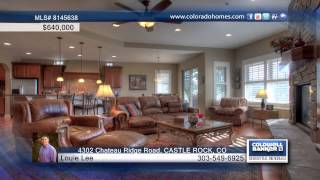 4302 Chateau Ridge Road  CASTLE ROCK, CO Homes for Sale | coloradohomes.com