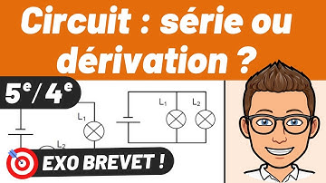 Circuit électrique : en SÉRIE ou en DÉRIVATION ? 🎯 Exercice BREVET ✅ 5e | 4e | Physique