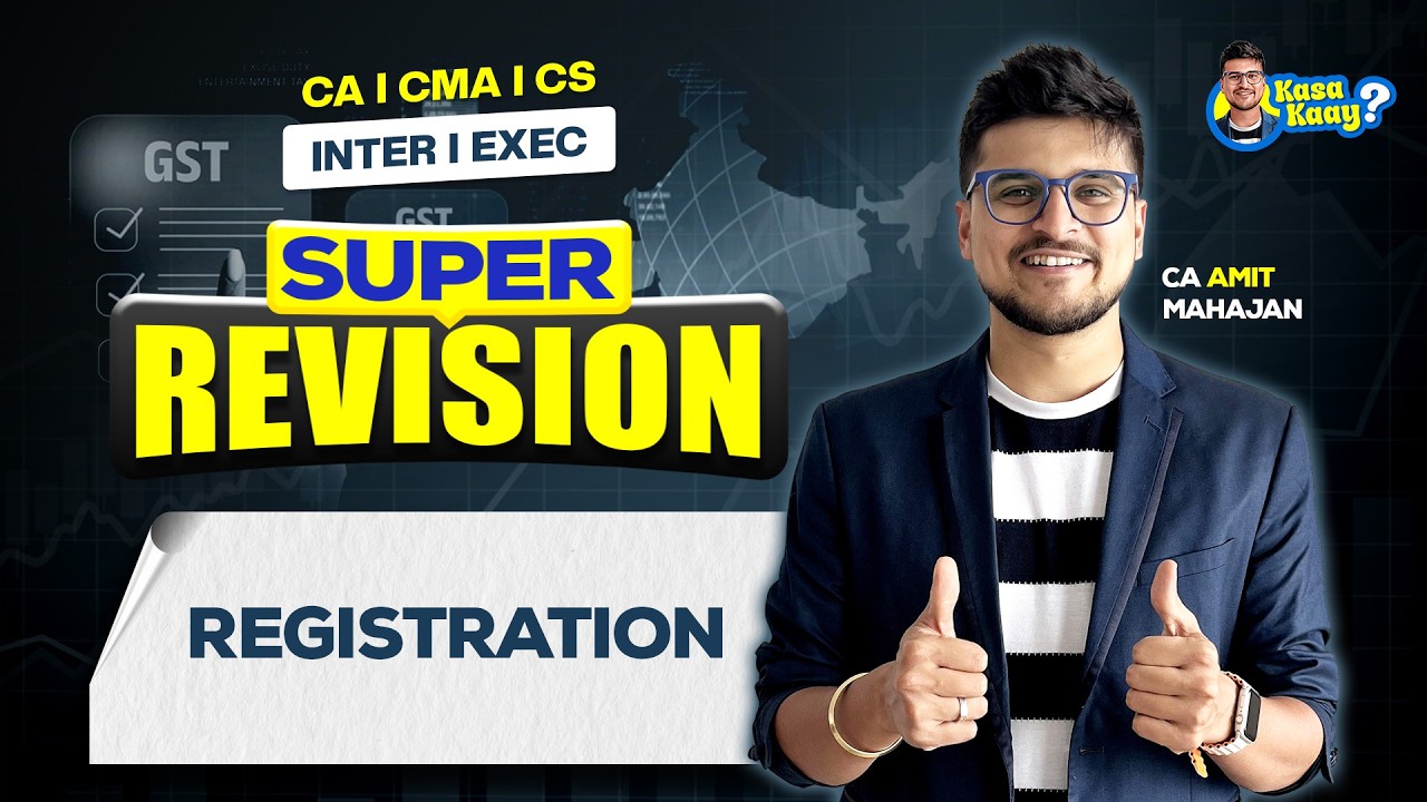 Registration | Super Revision | Inter | CA CMA CS | CA Amit Mahajan
