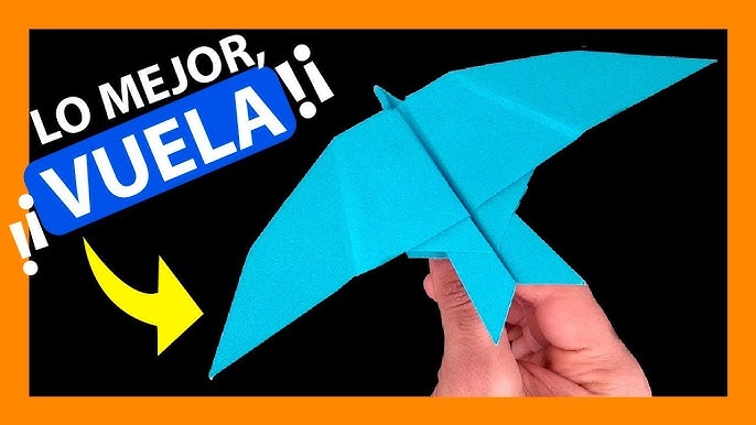 Como Hacer Un Avion De Papel Pájaro Que Vuele Mucho Y Sea Fácil Bien Explicado Youtube