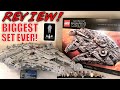 LEGO Star Wars 75192 UCS MILLENNIUM FALCON Review! | BIGGEST LEGO SET EVER! | INCREDIBLE!