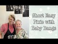 Very Short Pixie Haircuts with Short Bangs -  Women Over 60 Hairstyles