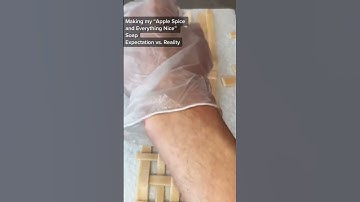 Expectations vs. Reality: Soap Making Edition #soapmaker #expectationvsreality #soap #applepie